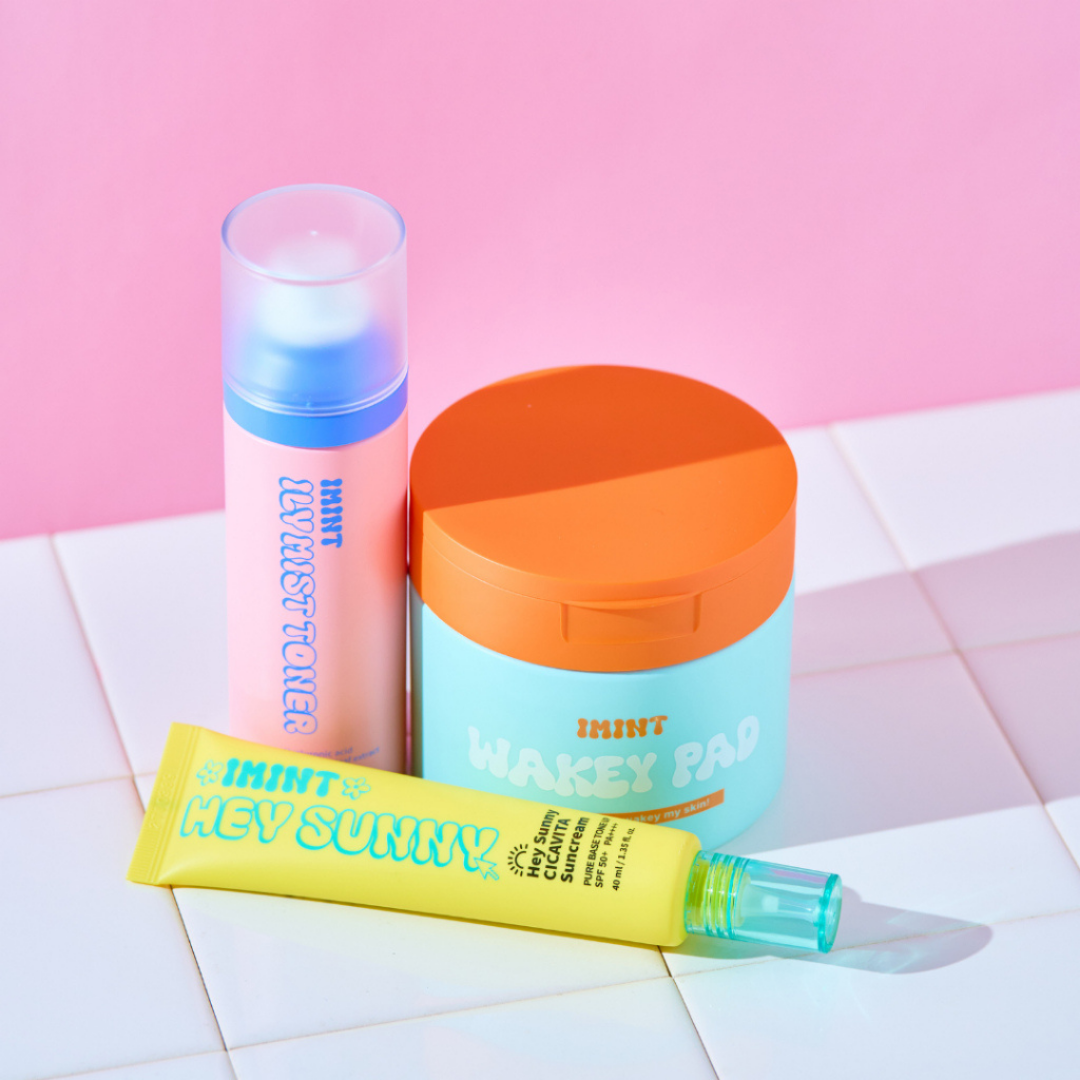 IMINT HEY SUNNY Suncream 40ml – Sunscreen with Deer Biosome, Watermint, Hyaluronic Acid & Ceramides,