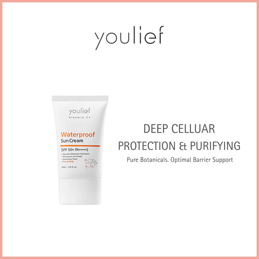 Youlief Waterproof Sun Cream Aloe Ferox  SPF 50+ PA++++ (50ml)