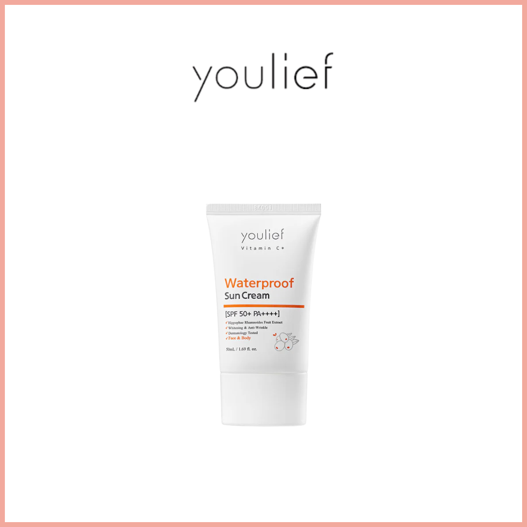 Youlief Waterproof Sun Cream Aloe Ferox  SPF 50+ PA++++ (50ml)
