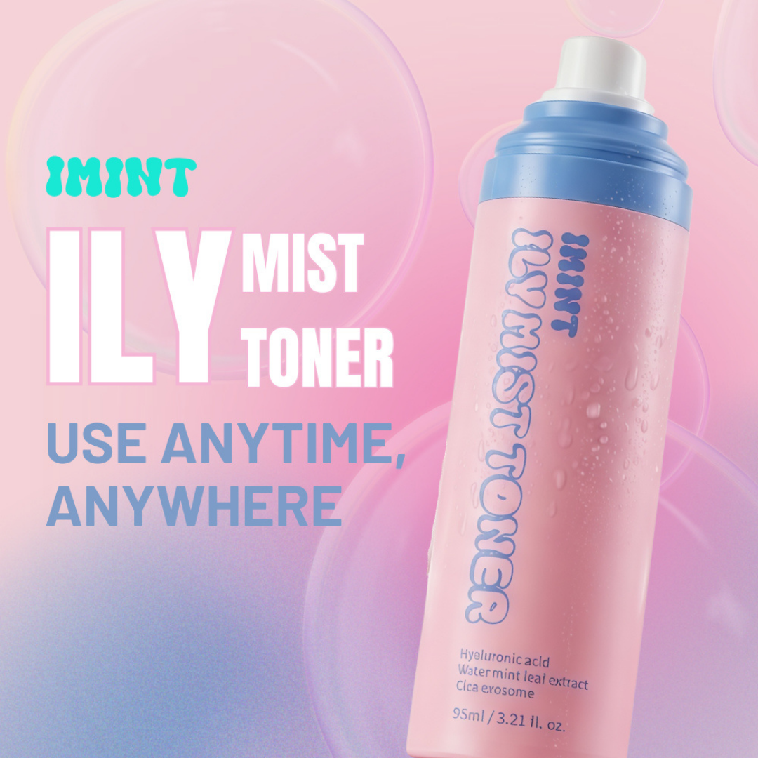 IMINT ILY MIST TONER 95ml – Toner Mist with Deer Exosome, Watermint Extract, Hyaluronic Acid & Ceram