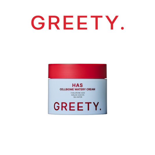GREETY. HAS Cellbiome Watery Cream 100ml 5% Azelaic Acid Korean Moisturizer