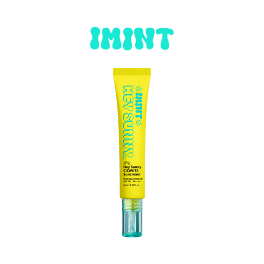 IMINT HEY SUNNY Suncream 40ml – Sunscreen with Deer Biosome, Watermint, Hyaluronic Acid & Ceramides,