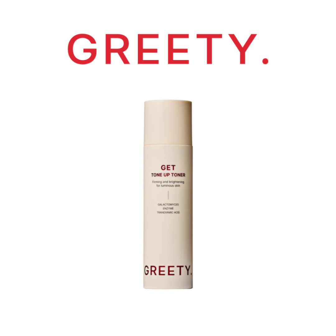 GREETY. GET Tone Up Toner 150ml Tranexamic Acid Niacinamide Hyaluronic Acid