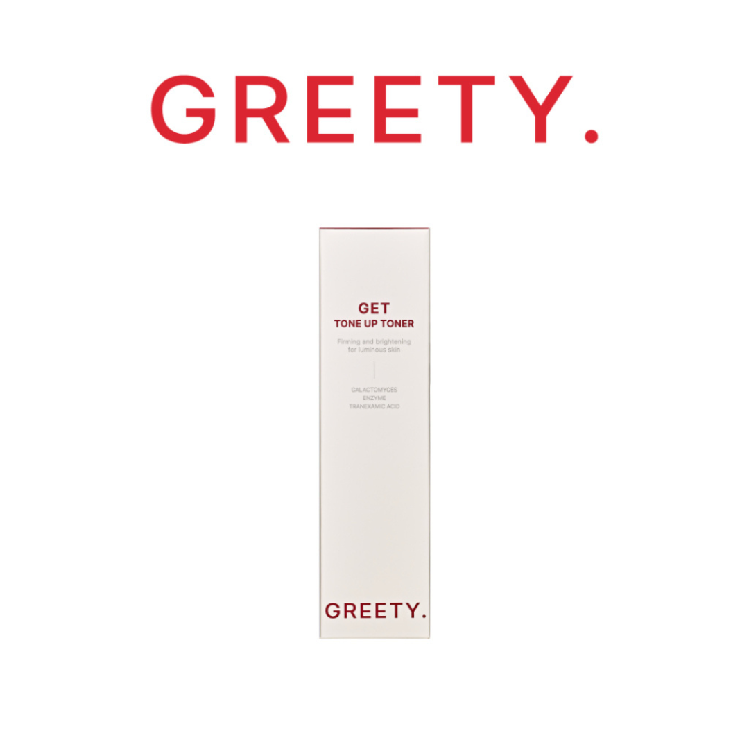 GREETY. GET Tone Up Toner 150ml Tranexamic Acid Niacinamide Hyaluronic Acid