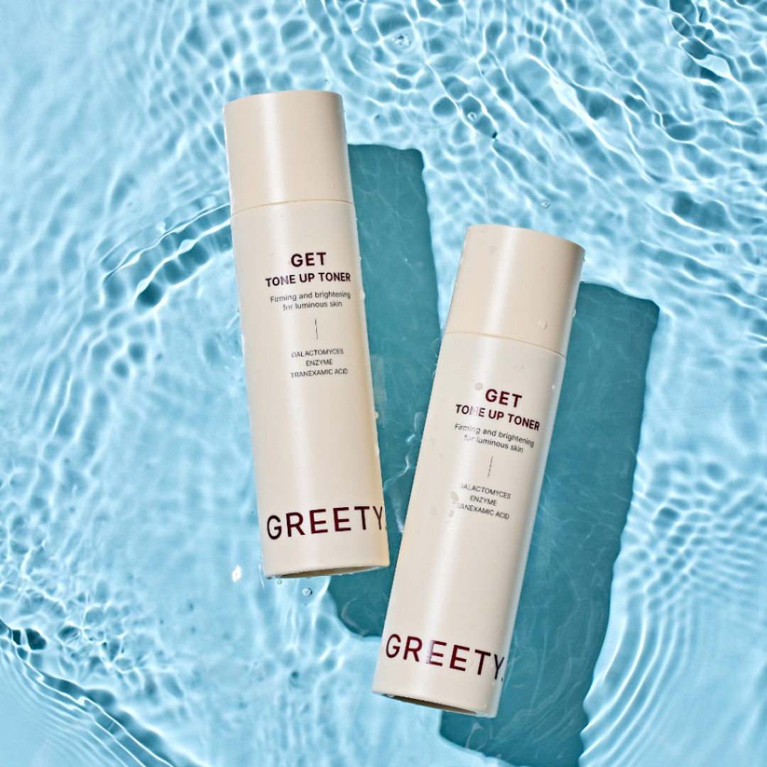 GREETY. GET Tone Up Toner 150ml Tranexamic Acid Niacinamide Hyaluronic Acid