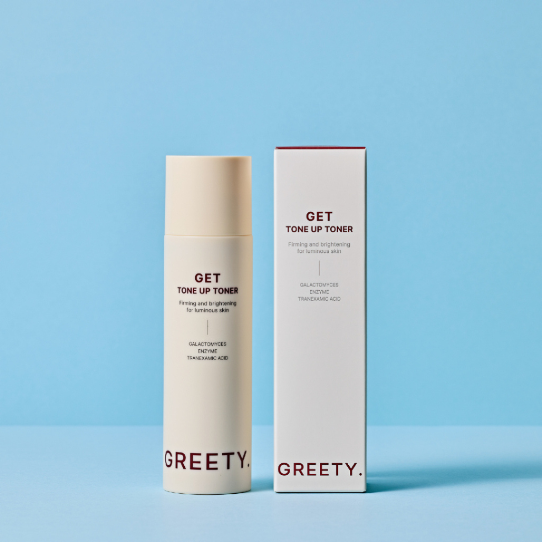 GREETY. GET Tone Up Toner 150ml Tranexamic Acid Niacinamide Hyaluronic Acid