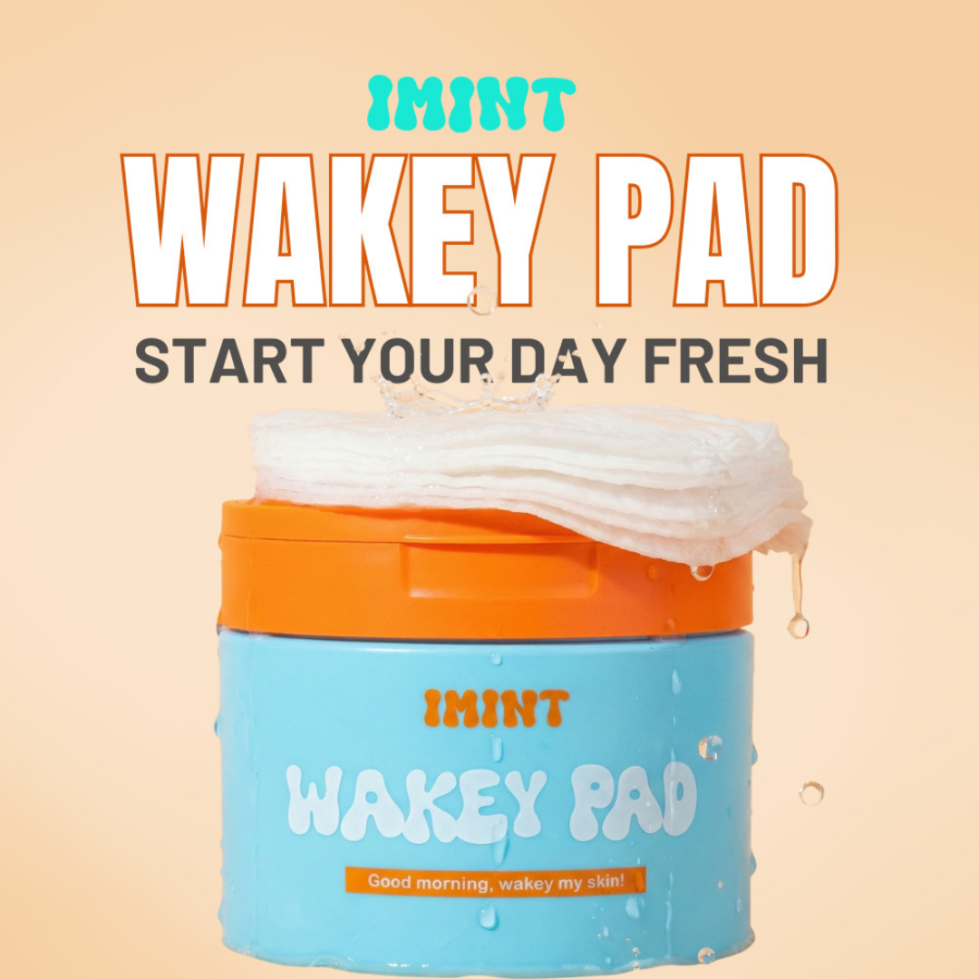 IMINT Niacinamide Ceramide Glutamine Toner Pads (WAKEY, 60 Sheets) – Korean Skincare