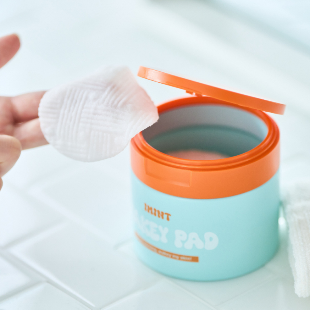 IMINT Niacinamide Ceramide Glutamine Toner Pads (WAKEY, 60 Sheets) – Korean Skincare